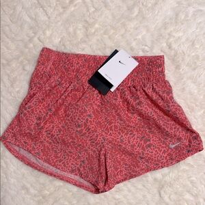 Nike Pink Patterned DrivFit Athletic Shorts XS